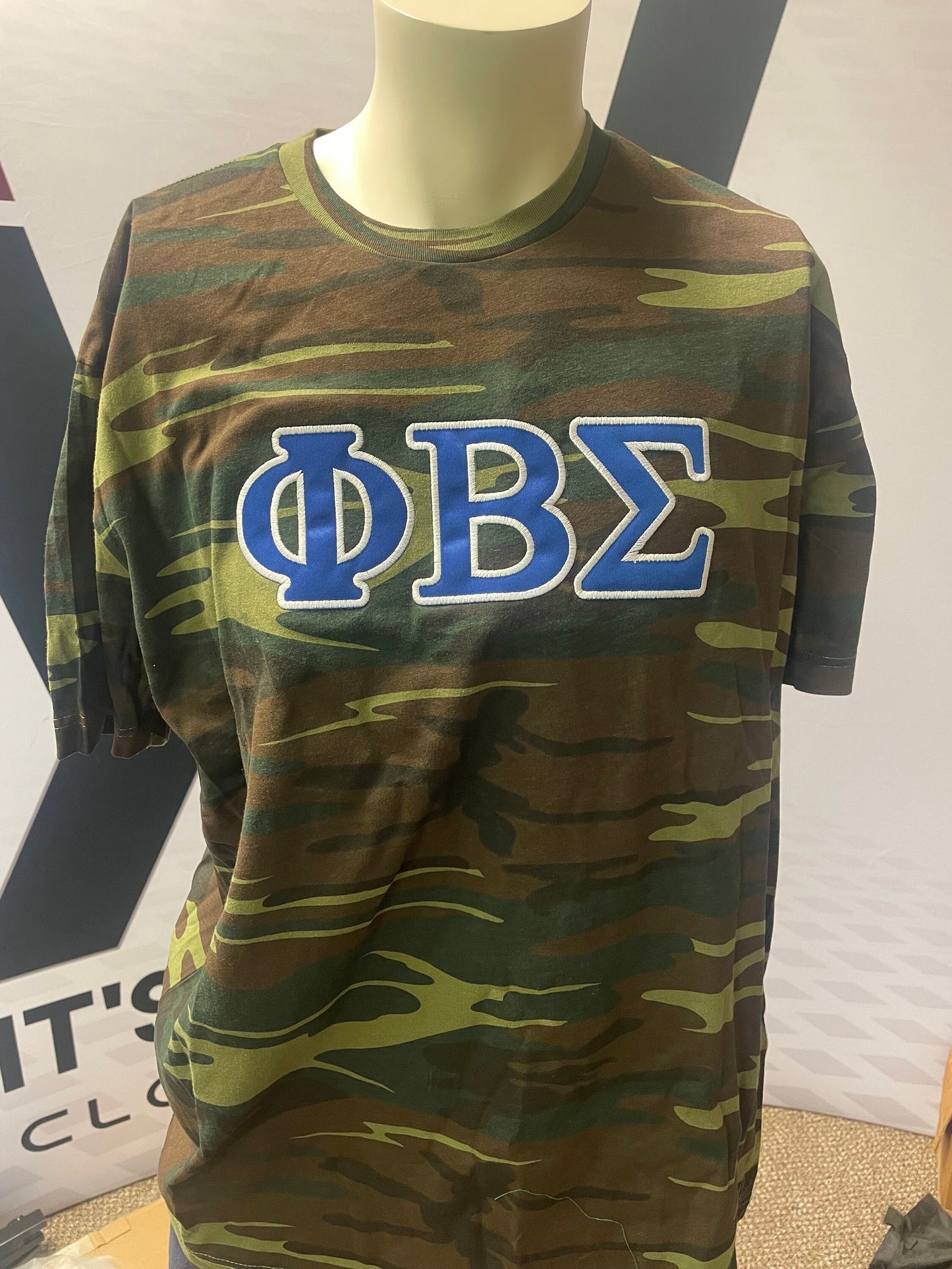 Phi Beta Sigma Camo T shirt